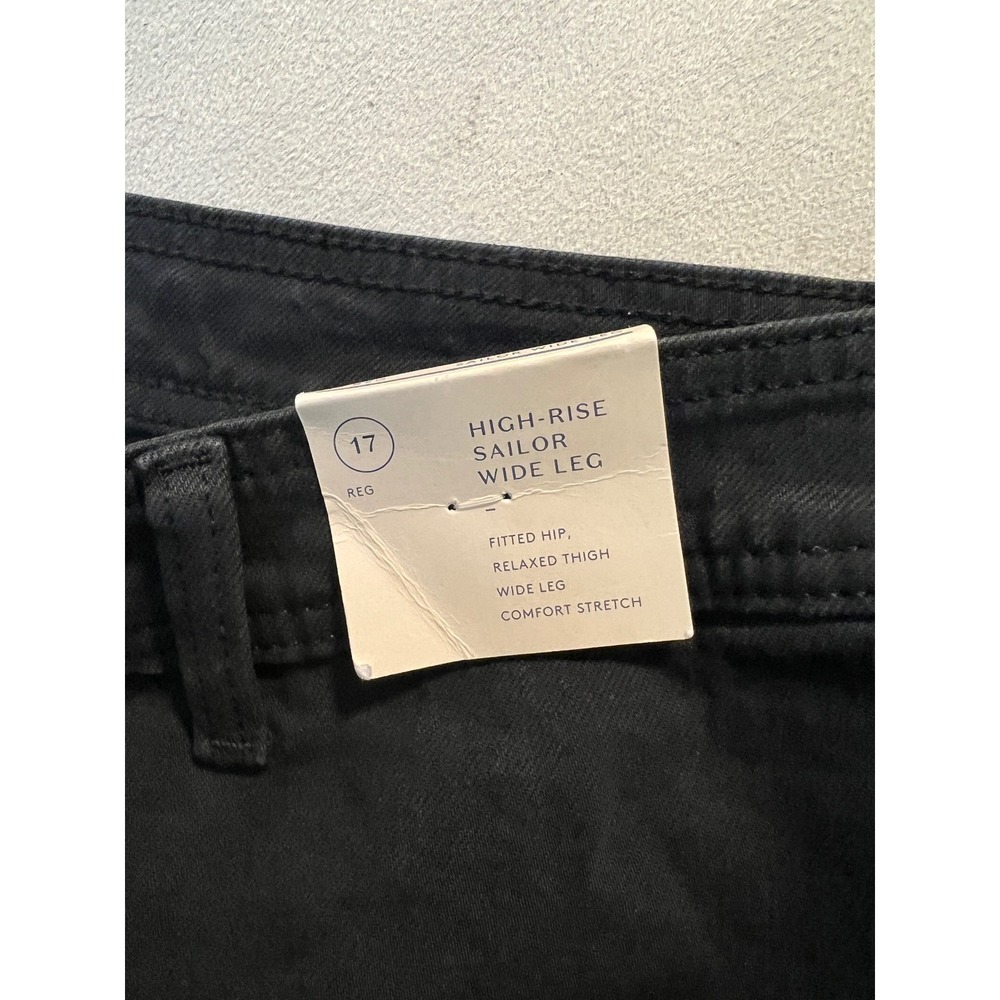 Universal Thread Womens High-Rise Sailor Wide Leg Pants Black Size 17 - Picture 8 of 12